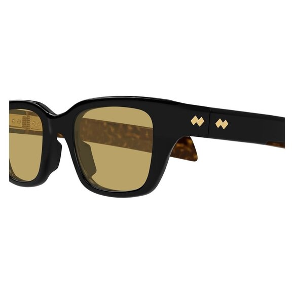 New BOTTEGA VENETA Ribbon Black Square BV1393S 009 Sunglasses Women - Picture 3 of 4